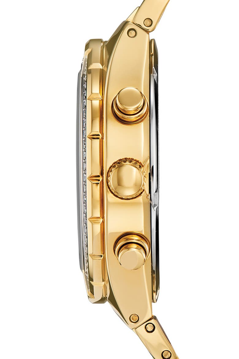 Crystal Bracelet Watch, 42mm, Alternate, color, GOLD
