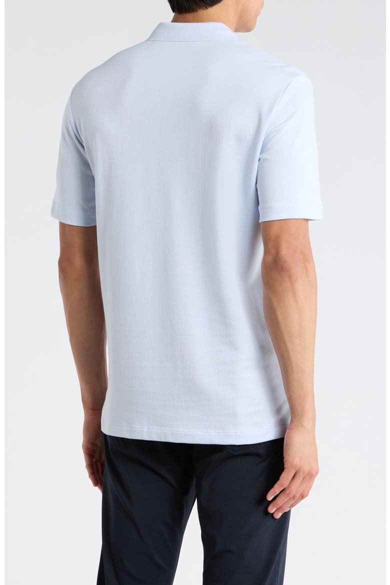 Short Sleeve Polo, Alternate, color, OLYMPIC/WHITE