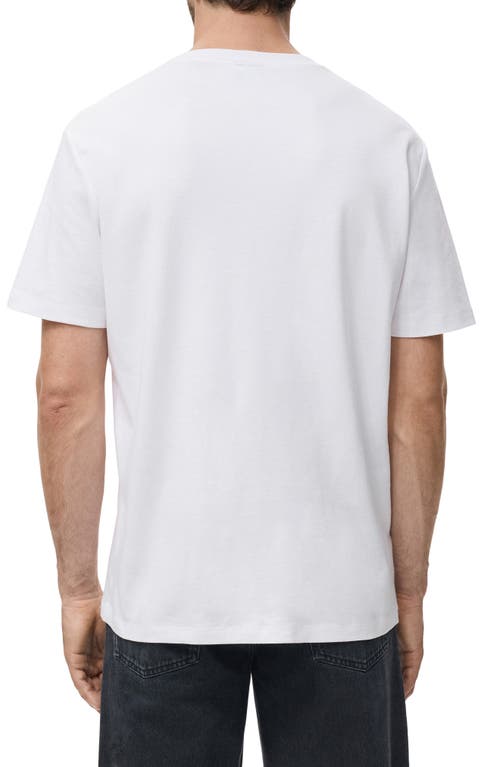 Mango Regular Fit Cotton T-shirt In White