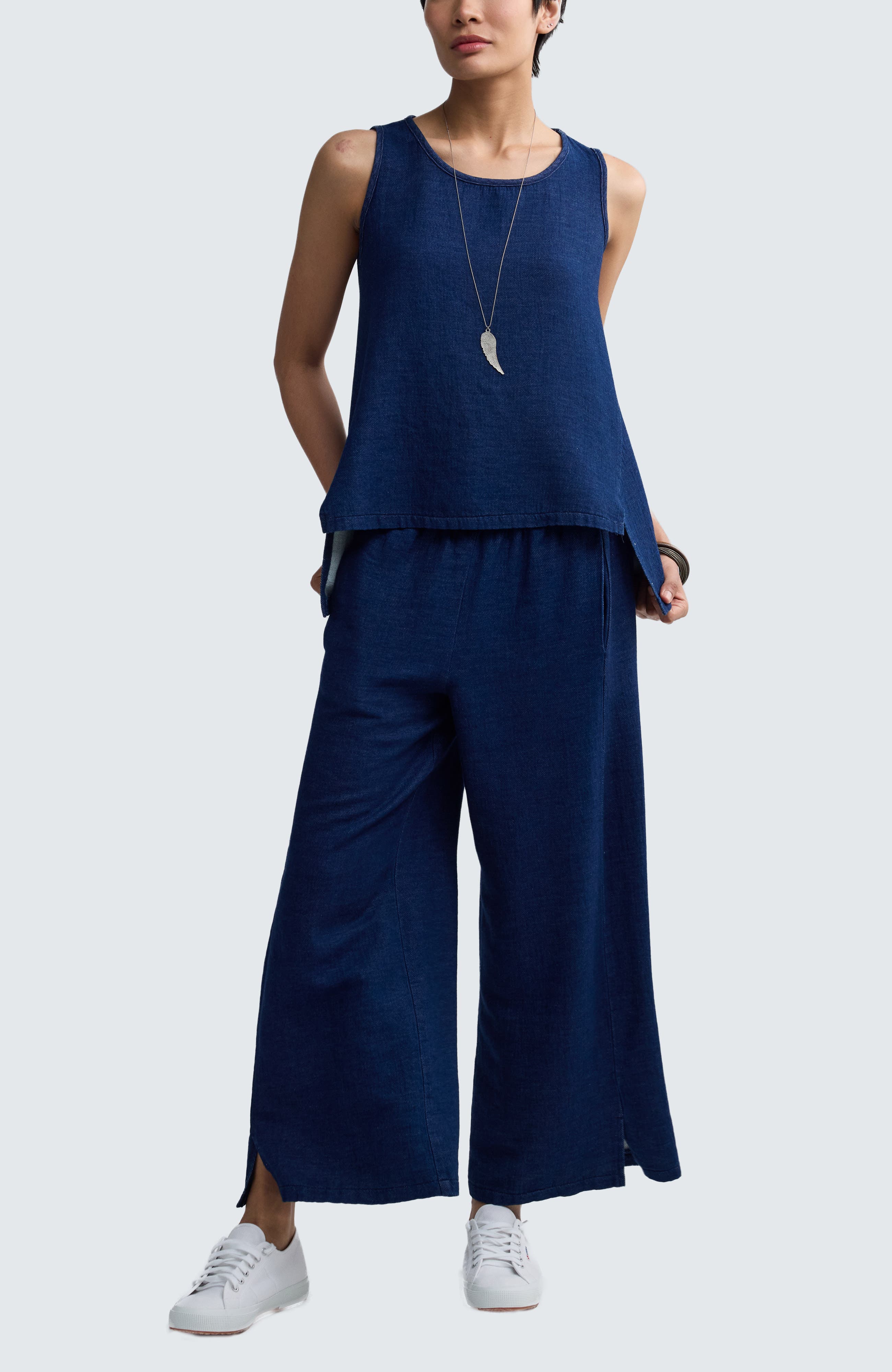 Floria Denim Muslin Top - image 4