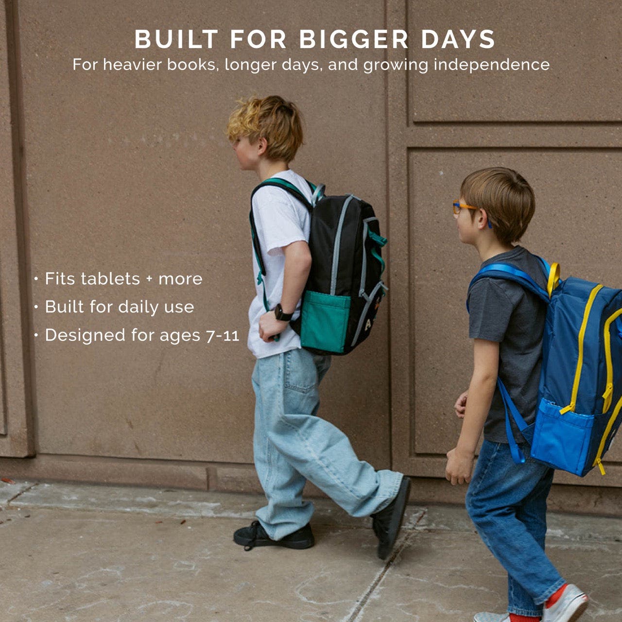 Parker Kids Co. Venture Backpack, Alternate, color, Black