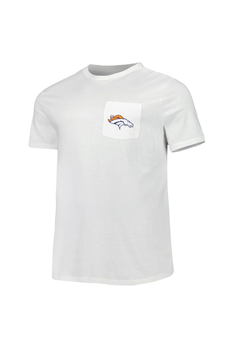 Men's Vineyard Vines White Denver Broncos Big & Tall Helmet T-Shirt, Alternate, color, White