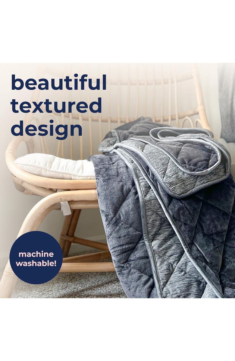 Sensory Basics Weighted Blanket, 8 lbs, 60x88 Inch, Twin, Sensory Compression, Alternate, color, 