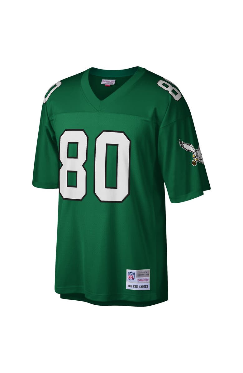 Mitchell & Ness Men's Mitchell & Ness Cris Carter Kelly Green Philadelphia Eagles Legacy Replica Jersey, Alternate, color, Kelly Green