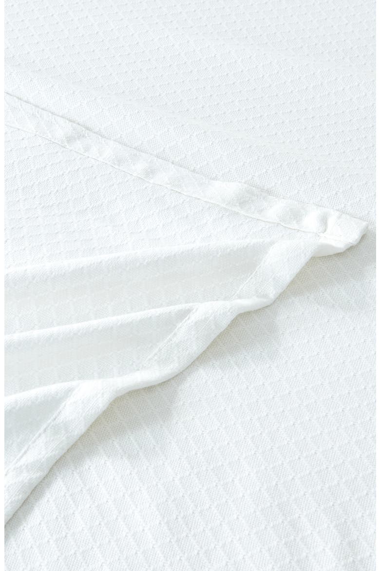Egyptian Cotton Blanket, Alternate, color, WHITE