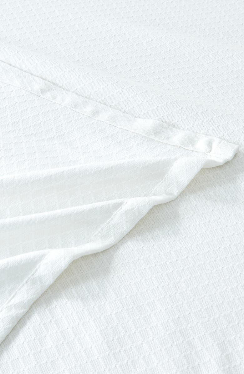 MELANGE HOME Egyptian Cotton Blanket, Alternate, color, White