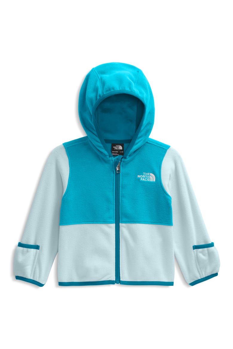 Glacier Fleece Zip Hoodie, Main, color, MERIDIAN BLUE/ POLAR HAZE
