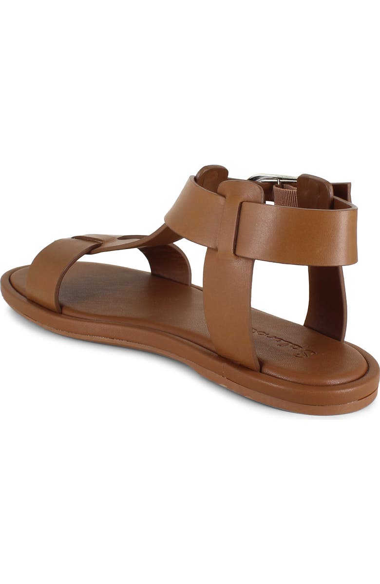 Splendid Fausta Ankle Strap Sandal, Alternate, color, Cognac