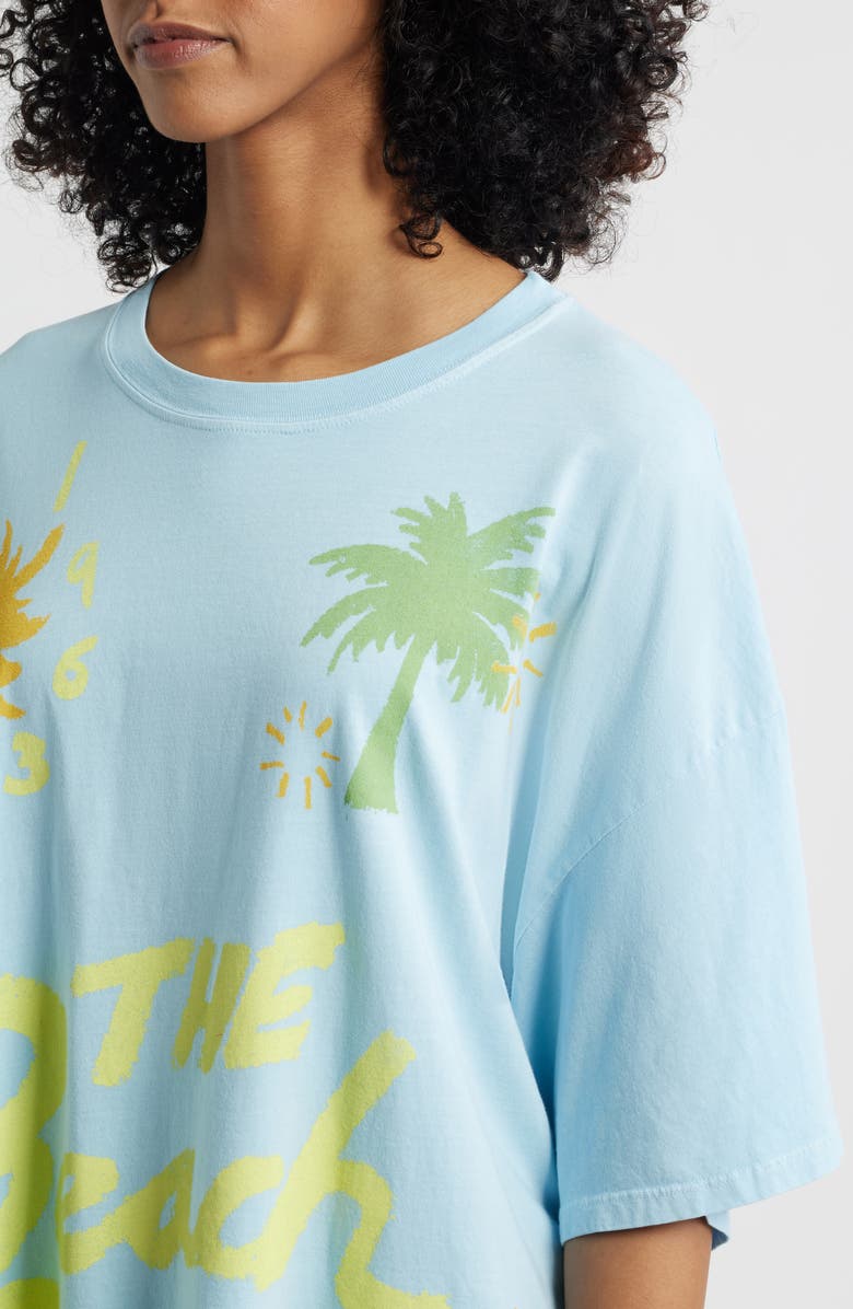 Daydreamer Beach Boys Doodle Graphic T-Shirt, Alternate, color, Bluey