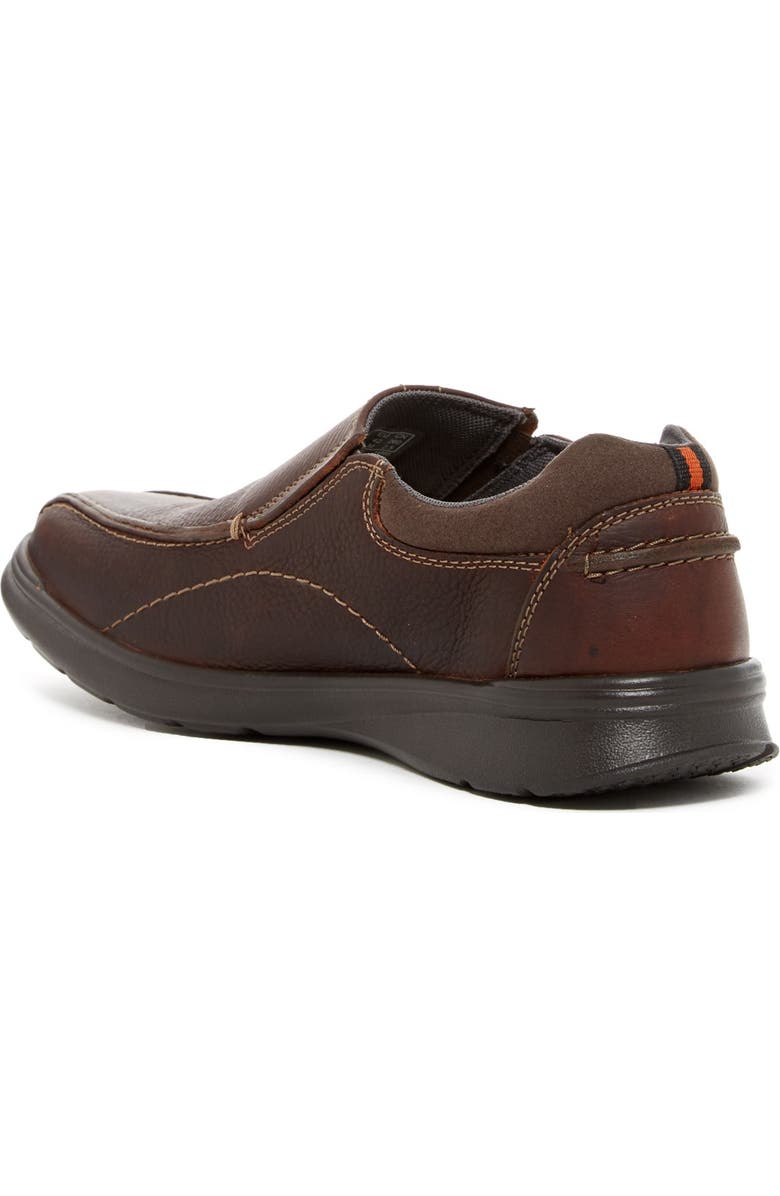 Clarks<sup>®</sup> Cotrell Step Leather Slip-On Loafer - Wide Width Available, Alternate, color,