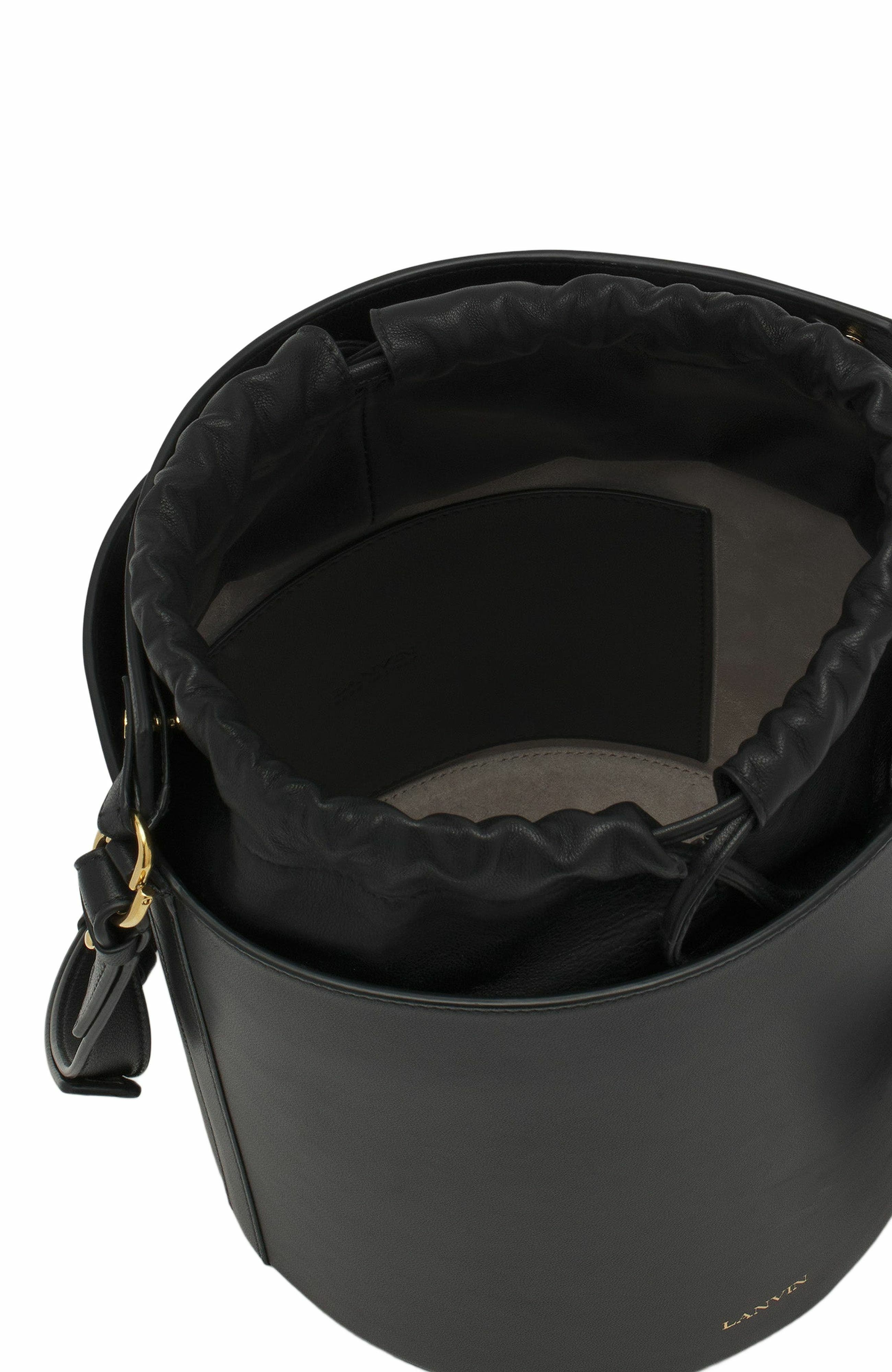 Lanvin Séquence Leather Bucket Bag, Alternate, color, 
