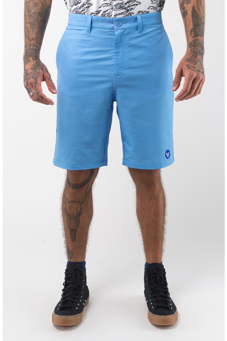 Blues Hybrid Board Shorts, Main, color, SOFT BLUE