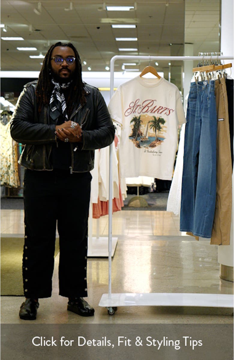 Je T'aime St. Barts Cotton Graphic T-Shirt, sales video thumbnail