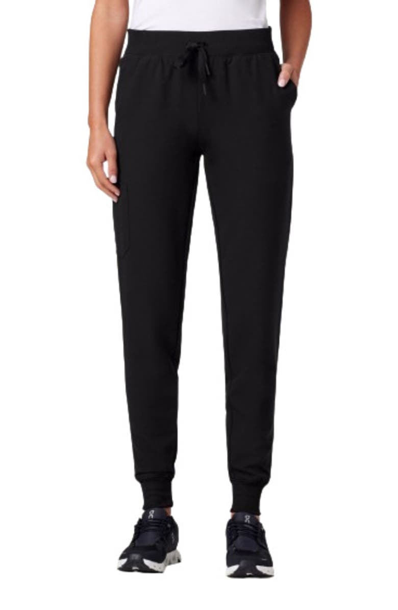 JAANUU Silex Women's 6-Pocket Slim Mid-Rise Scrub Jogger, Alternate, color, Black