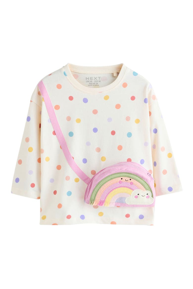 Kids' Rainbow Bag Cotton T-Shirt, Main, color, NEUTRAL