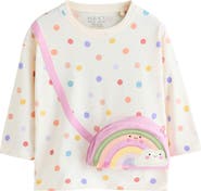 NEXT Kids' Rainbow Bag Cotton T-Shirt