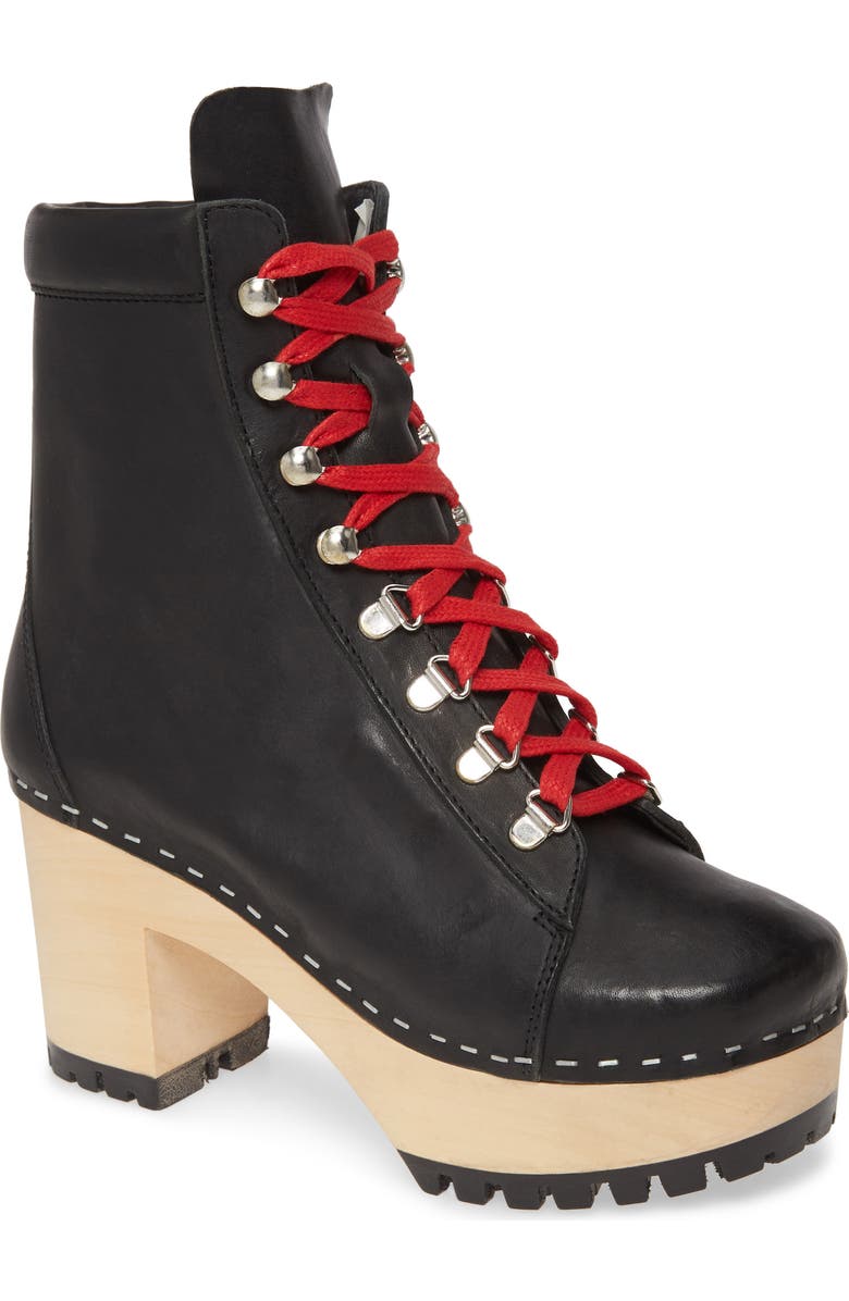 Swedish Hasbeens Hiking Bootie, Main, color,