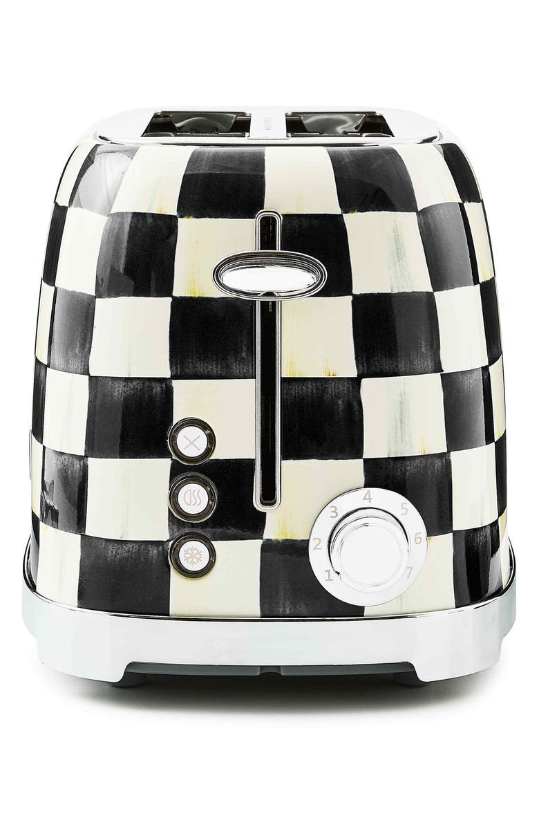 MACKENZIE CHILDS Courtly Check 2-Slice Toaster, Alternate, color, Courtly