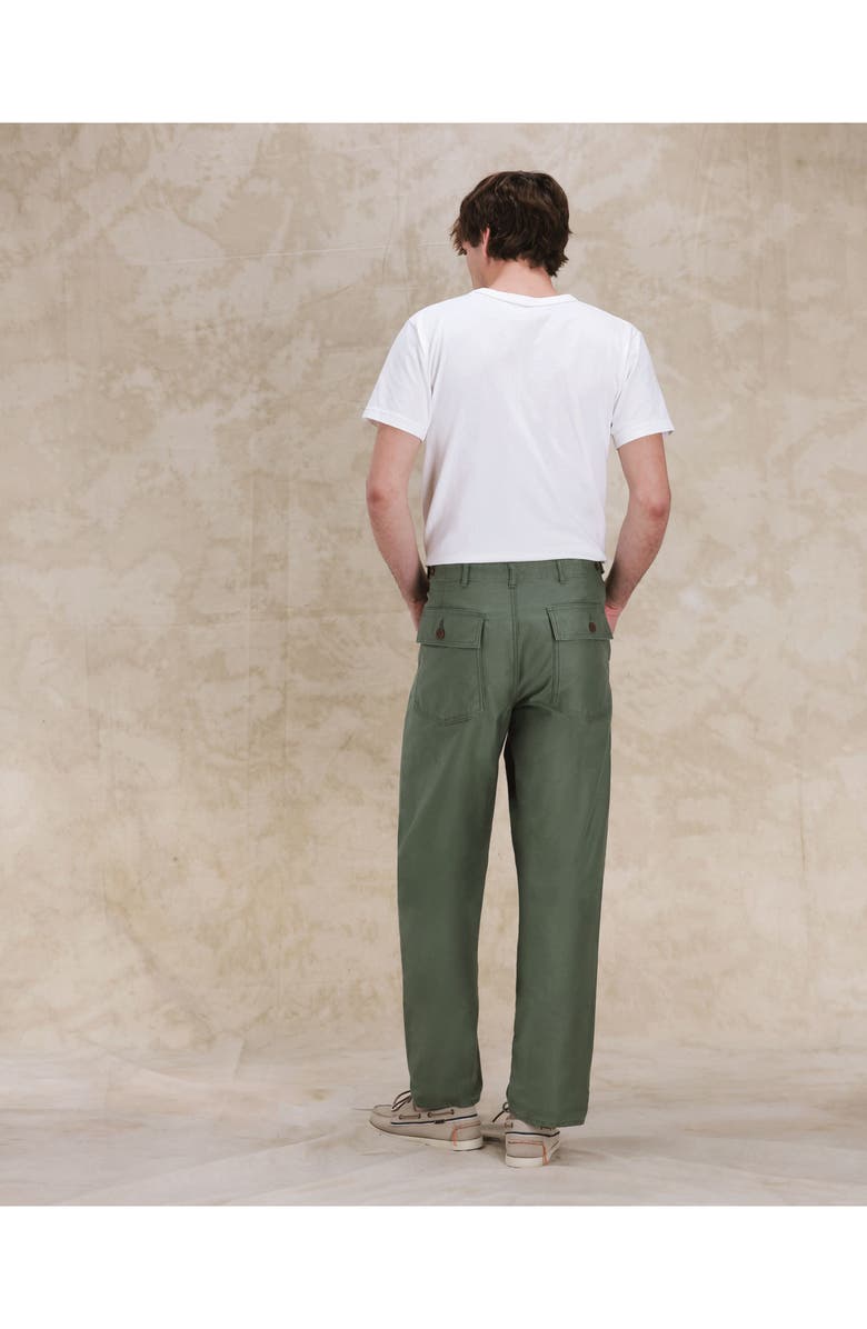 Fortela Newfatigue Satin Pocket Trousers, Alternate, color, Green