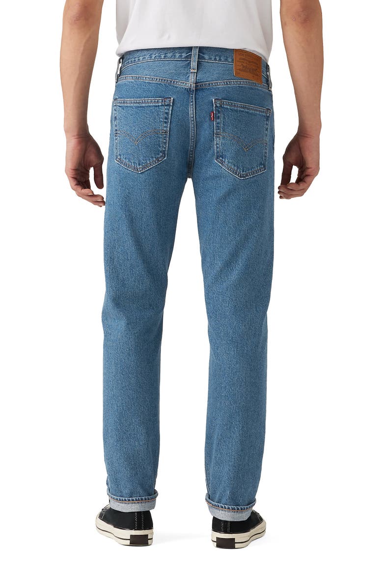 511™ Slim Fit Stretch Selvedge Jeans, Alternate, color, YOU GET THE IDEA SELVEDGE