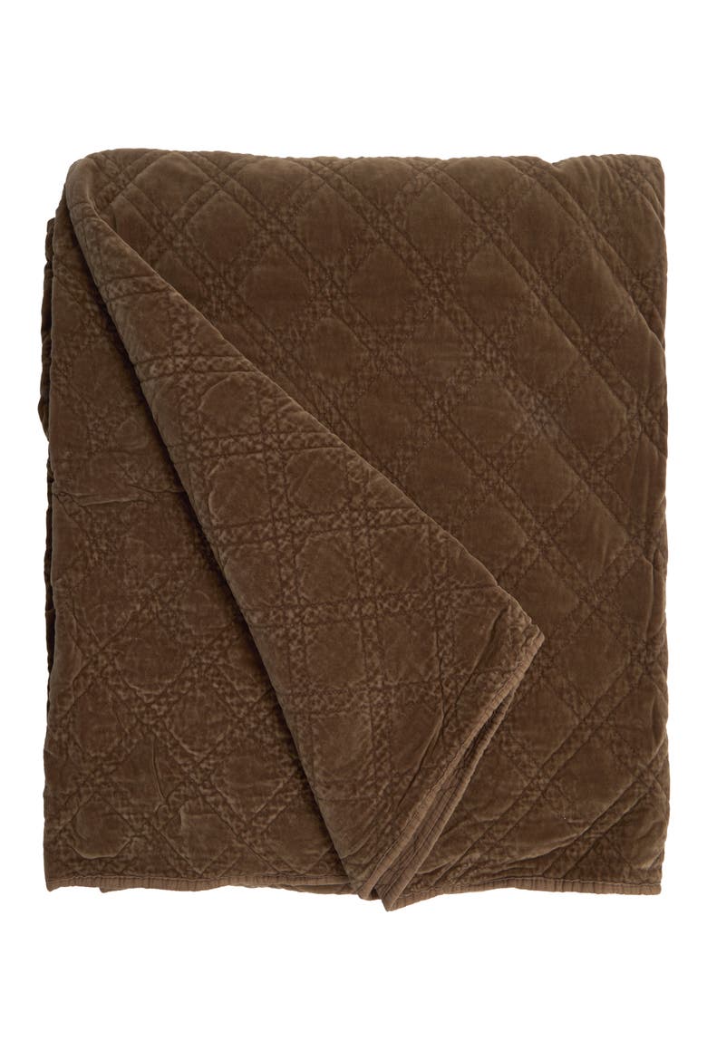 Brussels Coverlet, Main, color, WALNUT