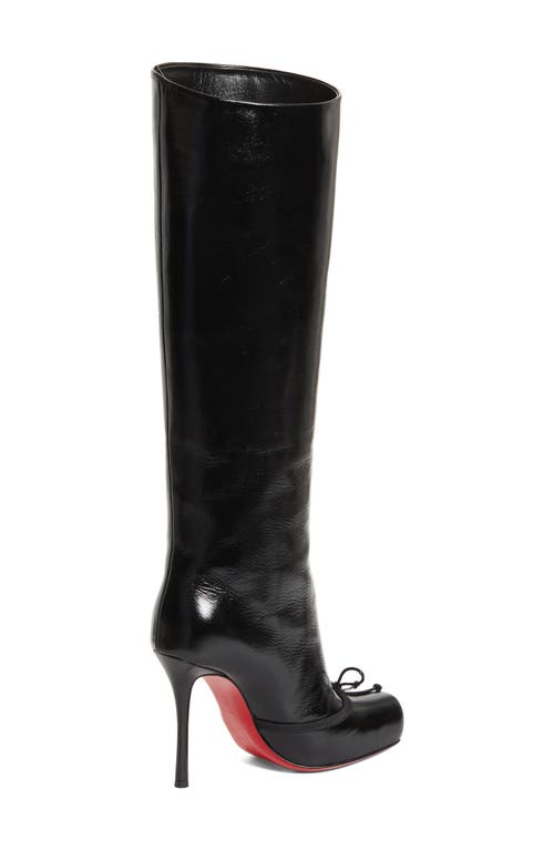 Christian Louboutin Cassia Knee High Boot In Black