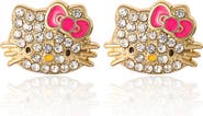 Hello Kitty Pave Crystal Stud Earring