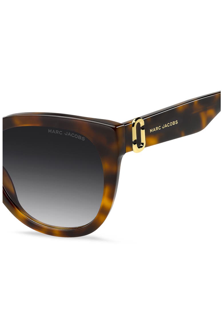 54mm Cateye Sunglasses, Alternate, color, HAVANA/ DARK GREY SF