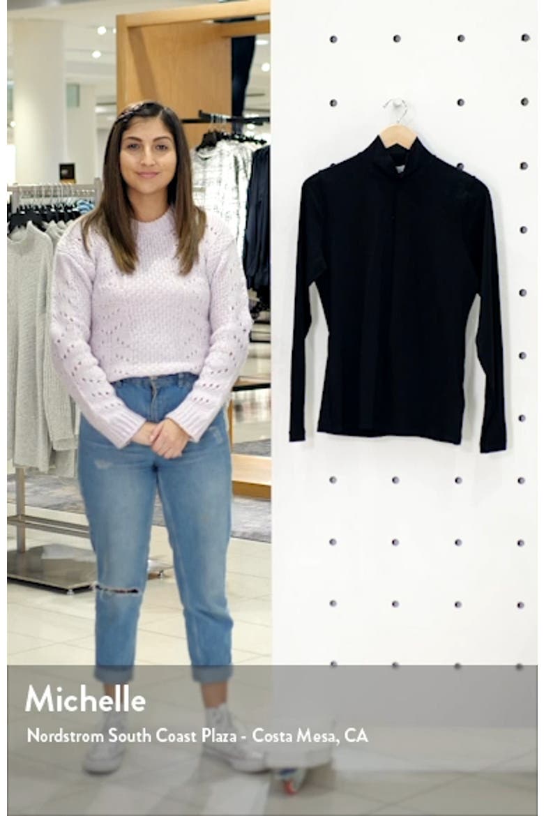 Lightweight Jersey Turtleneck video