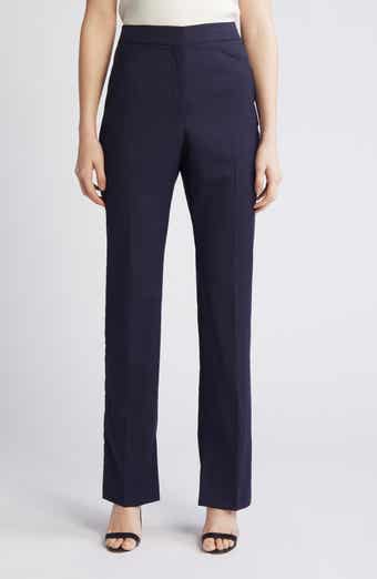 BOSS Teana Straight Leg Wool Pants