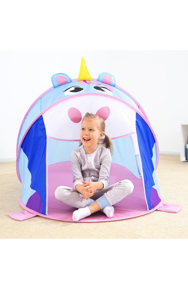 Bestway Adventurechasers Unicorn Play Popup Tent, Alternate, color, Multicolored