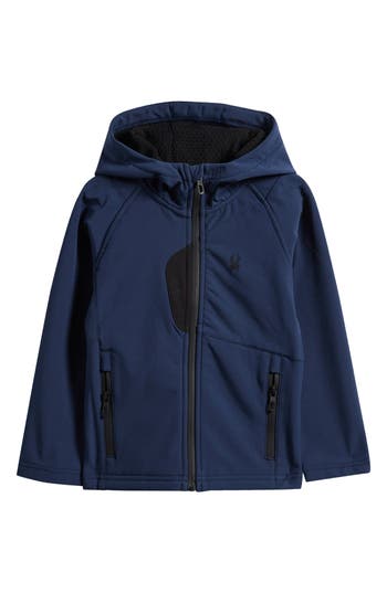 Spyder Kids' Softshell Jacket In Blue