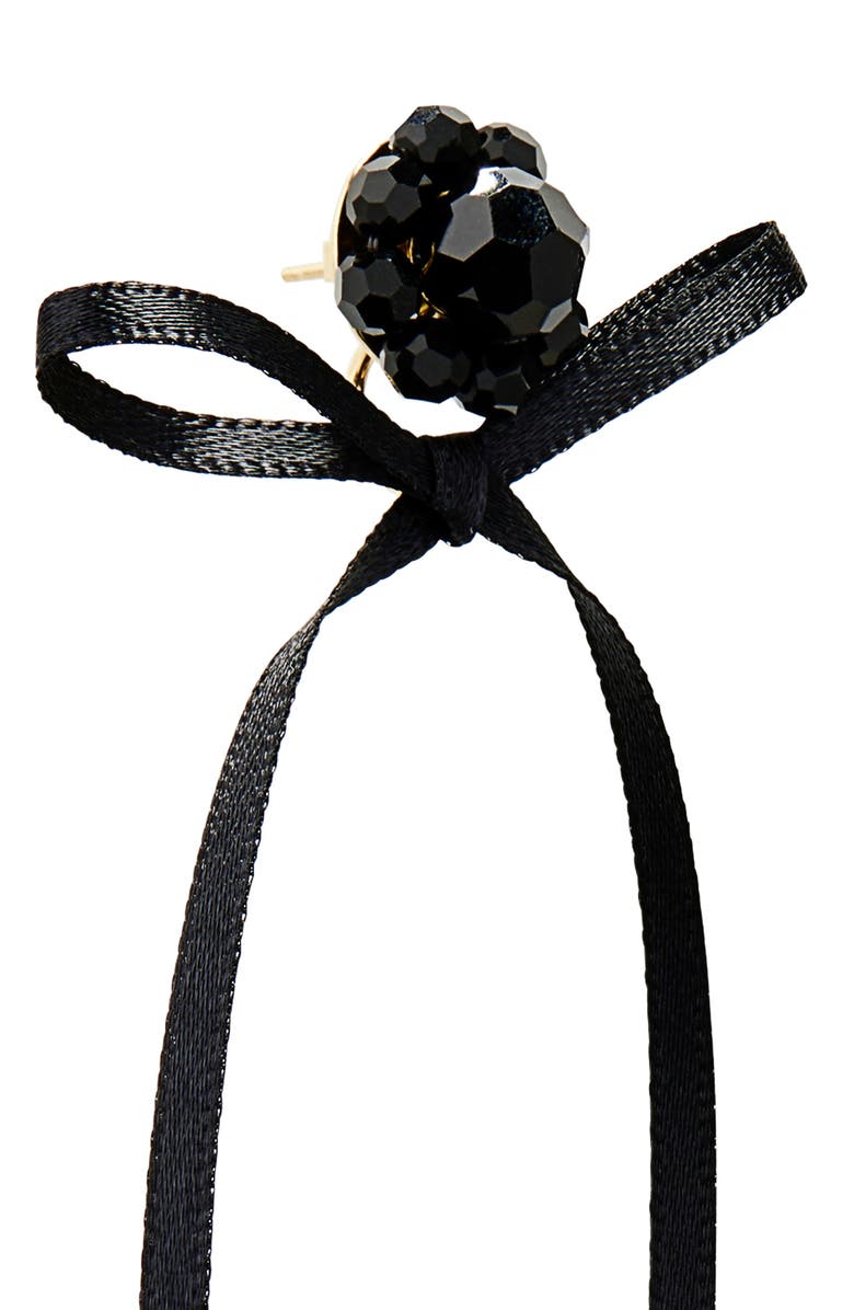 Simone Rocha Ribbon Bow Drop Earrings, Alternate, color, 