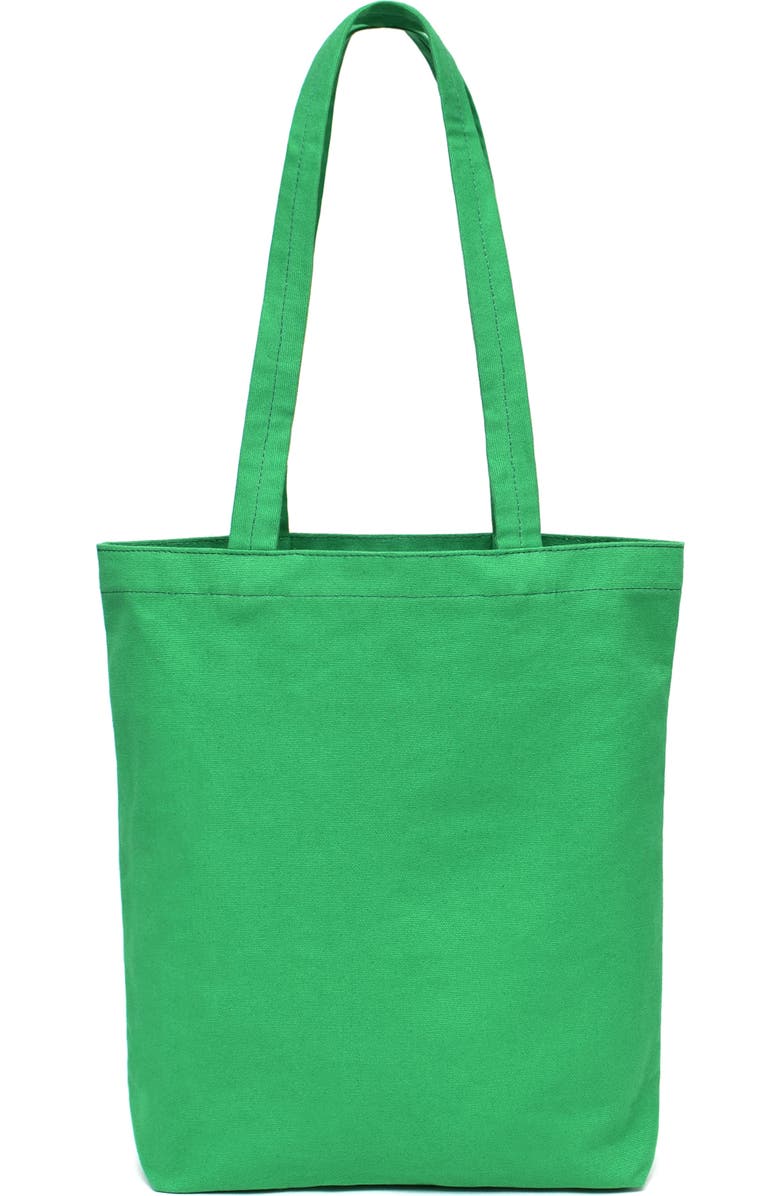 New Amsterdam Leatherworks Eden Cotton Canvas Tote, Alternate, color, Kelly