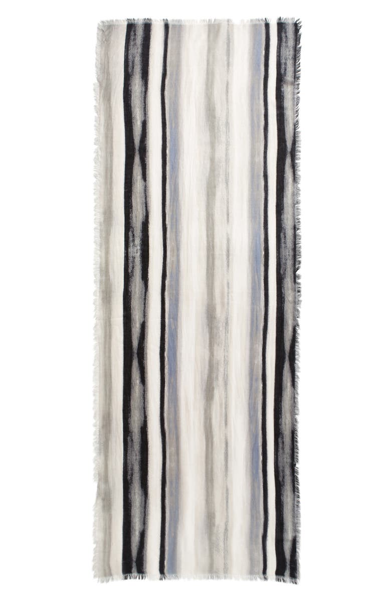 Nordstrom Artist Ombré Cashmere & Silk Scarf, Alternate, color,
