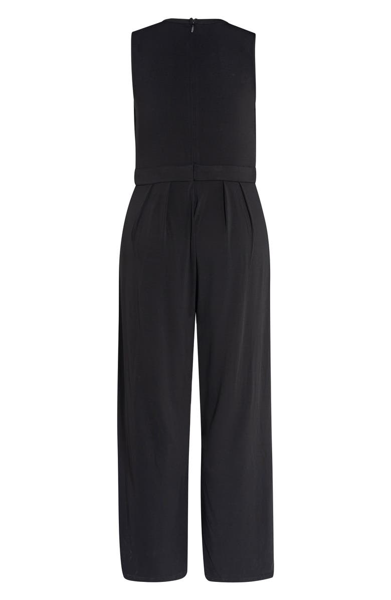 City Chic Angular Wide Leg Jumpsuit, Alternate, color, 