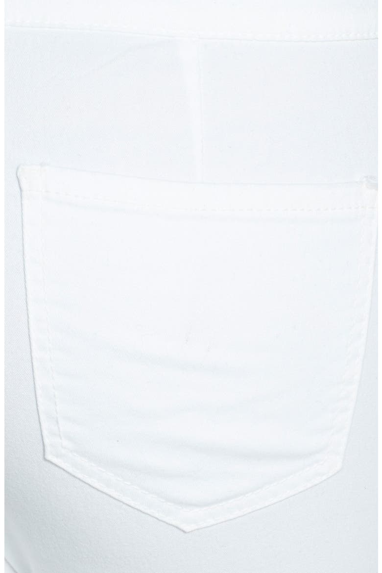 Fire Seamed Moto Skinny Jeans, Alternate, color, WHITE