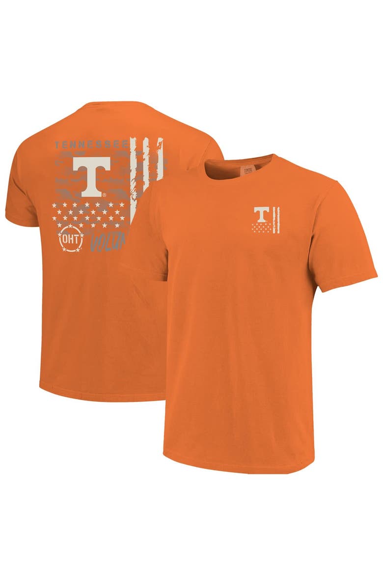 Men's  Tennessee Orange Tennessee Volunteers Comfort Colors OHT Camo Overlay T-Shirt, Main, color, Tennessee Orange