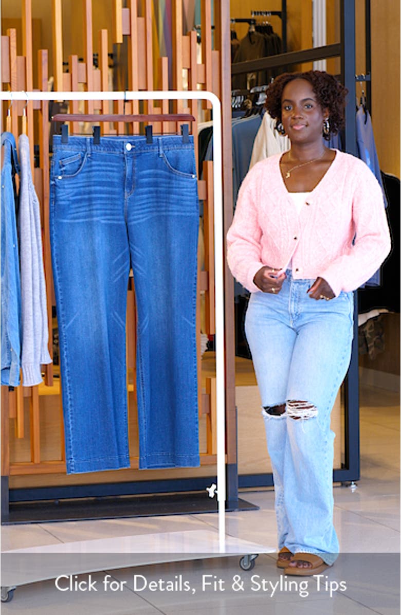 Sam High Waist Wide Leg Jeans, sales video thumbnail