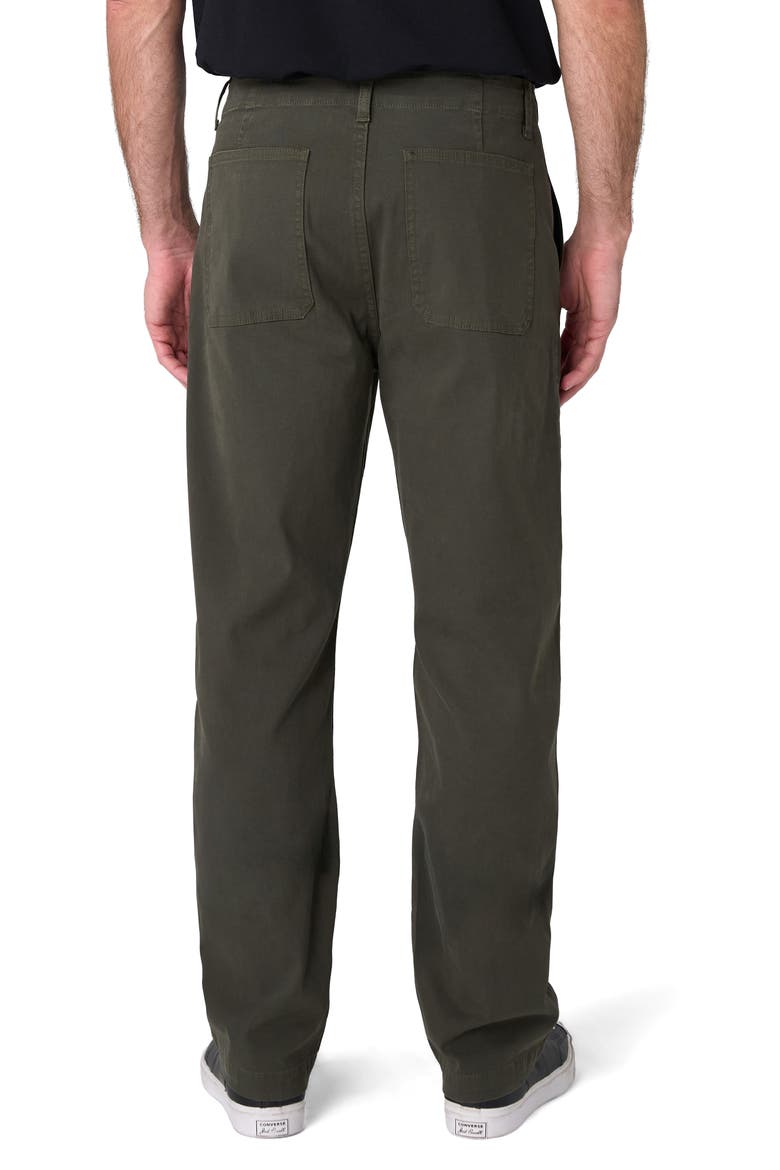 Straight Leg Stretch Canvas Pants, Alternate, color, PINE GROVE