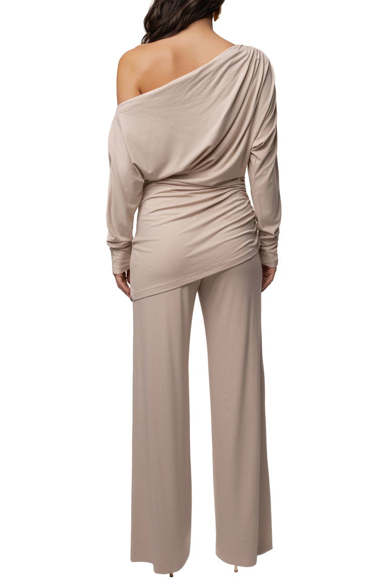 Winter Soirée Pant Set, Alternate, color, Stone