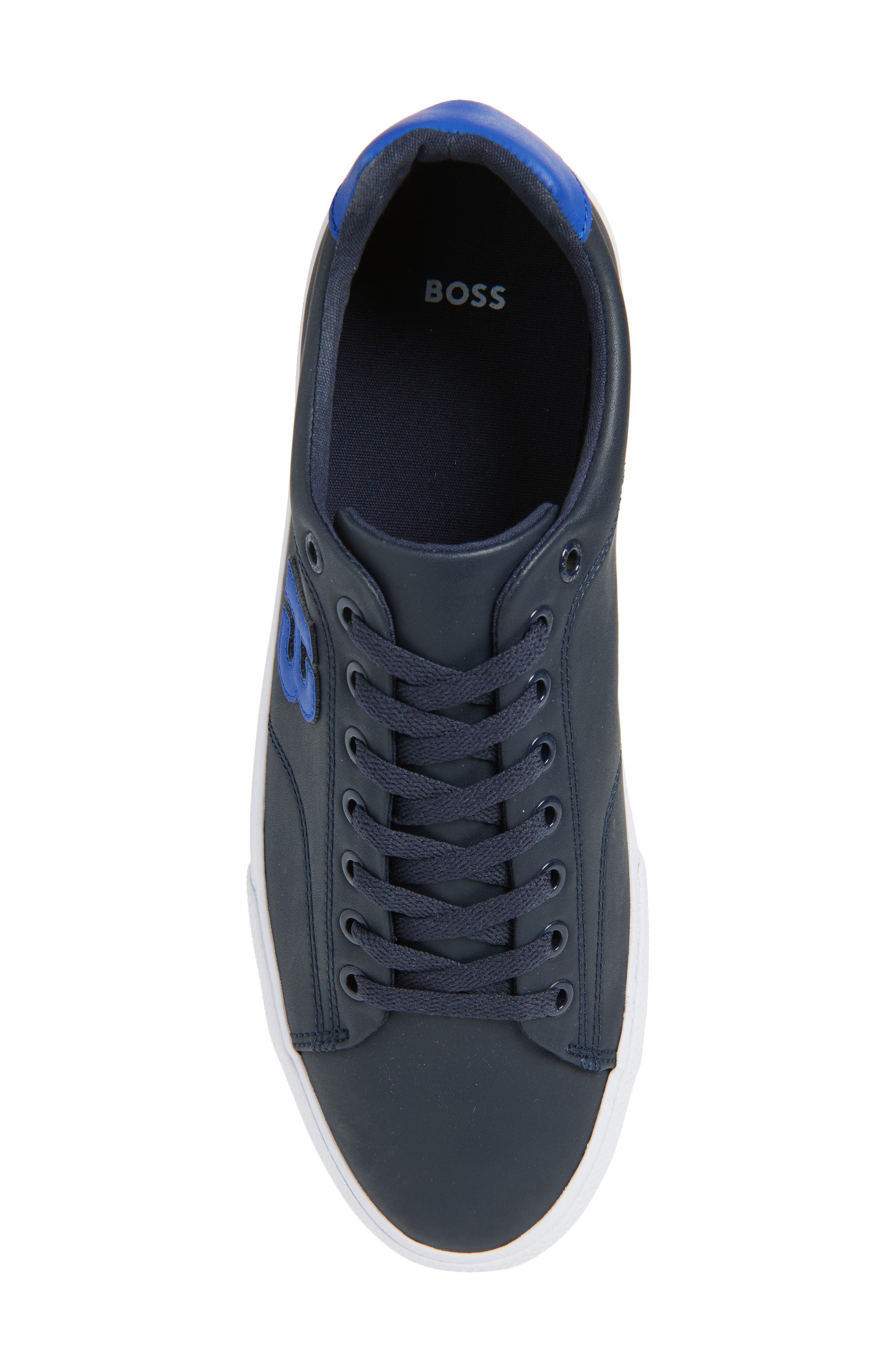 BOSS Aiden Tenn Low Top Sneaker, Alternate, color, Dark Blue