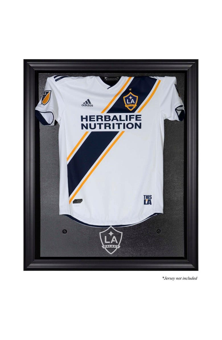 FANATICS AUTHENTIC LA Galaxy Black Framed Team Logo Jersey Display Case, Main, color, 
