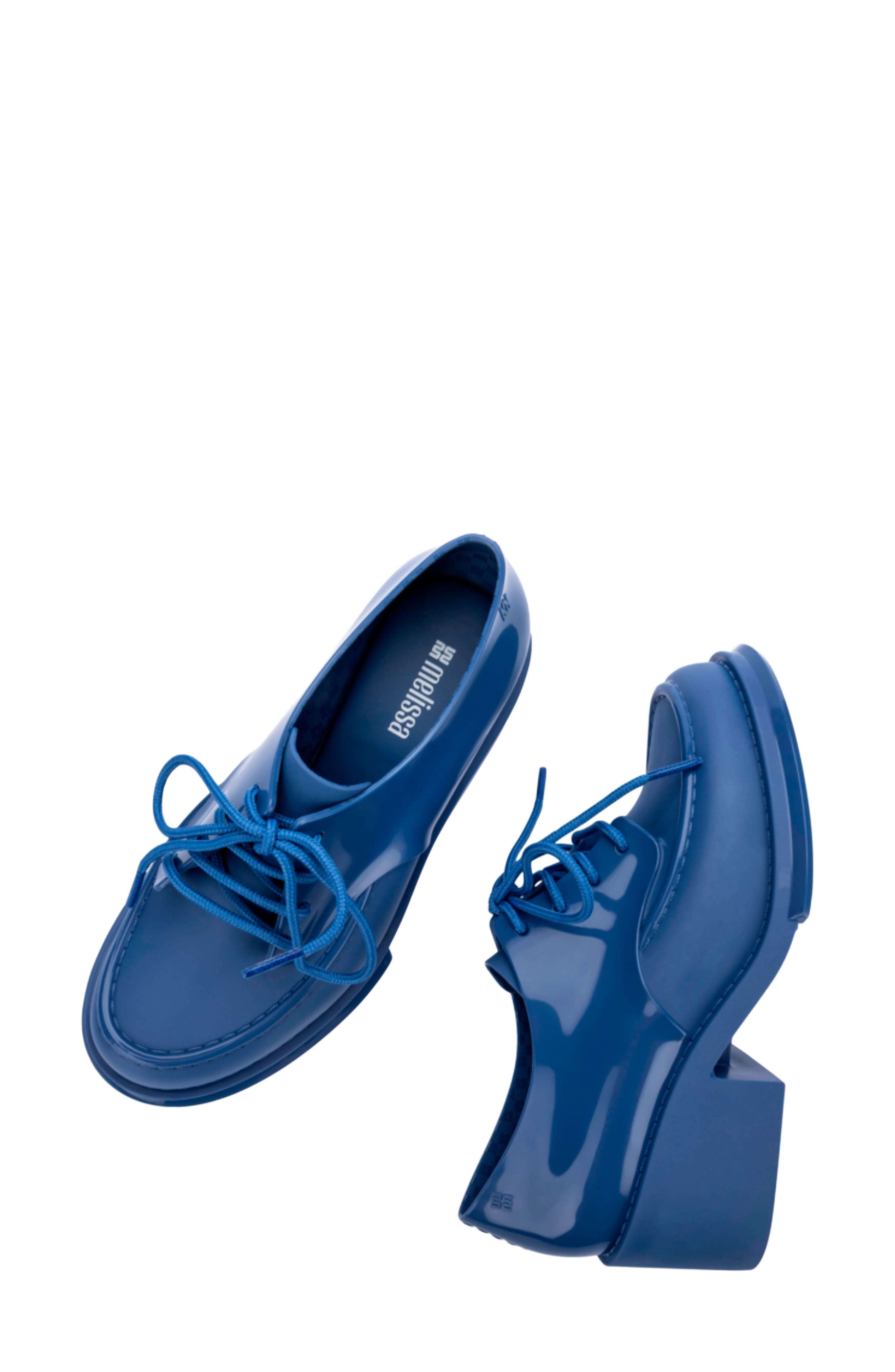 Tailor Block Heel Loafer, Alternate, color, BLUE