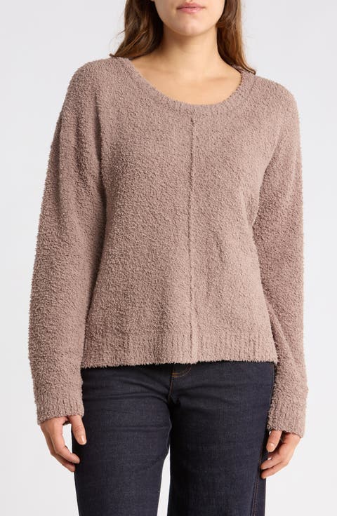 Silky Plush Step Hem Sweater