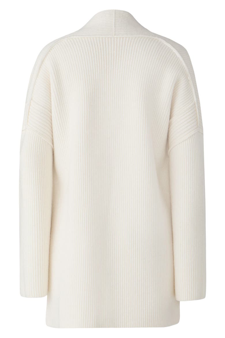Rib Open Front Cardigan, Alternate, color, POWDER