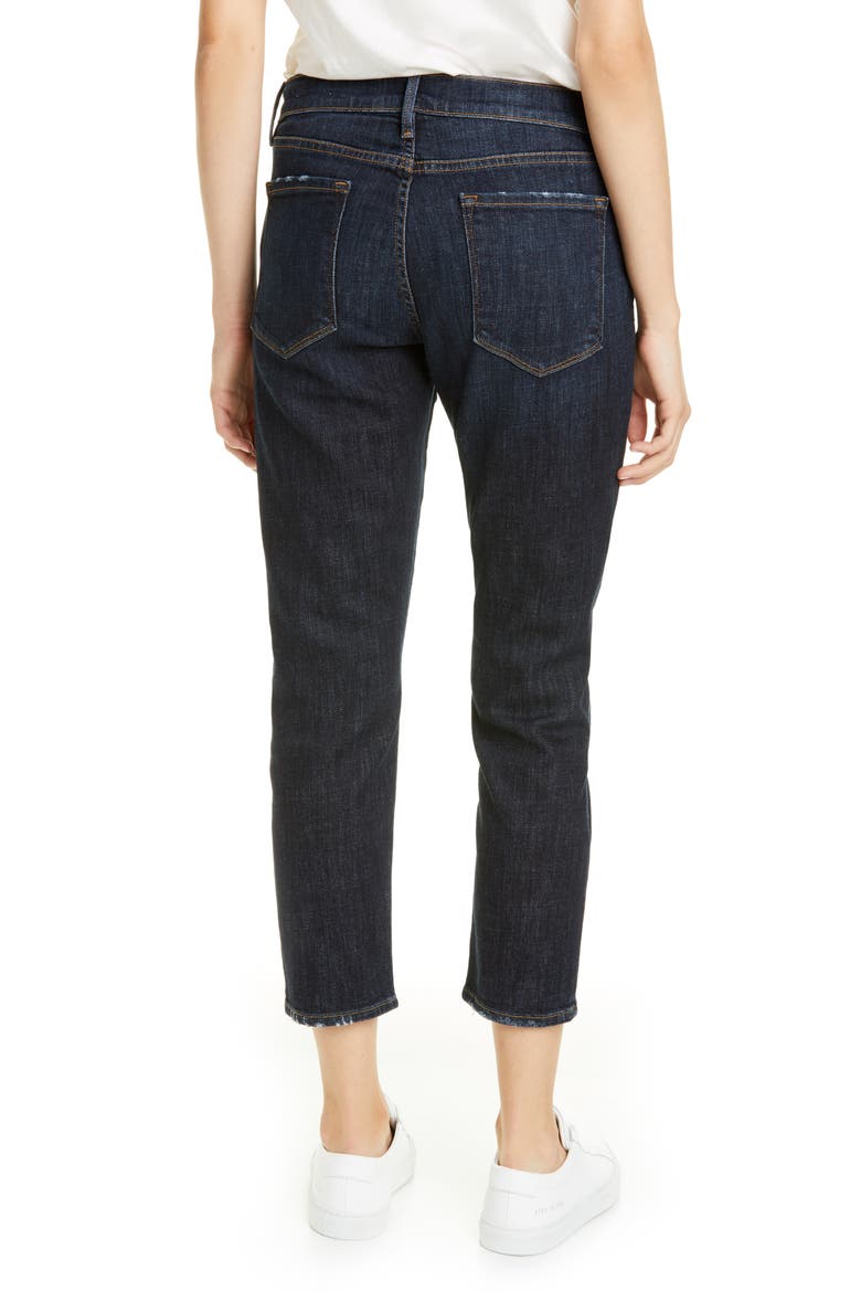 Le Garcon Crop Boyfriend Jeans, Alternate, color, COVANT