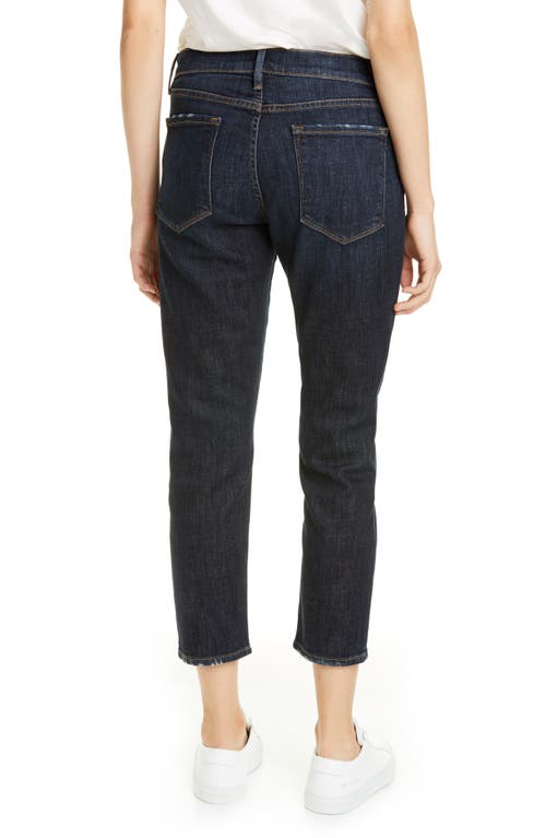Frame Le Garcon Crop Relaxed Straight-leg Jeans In Covant In Covant
