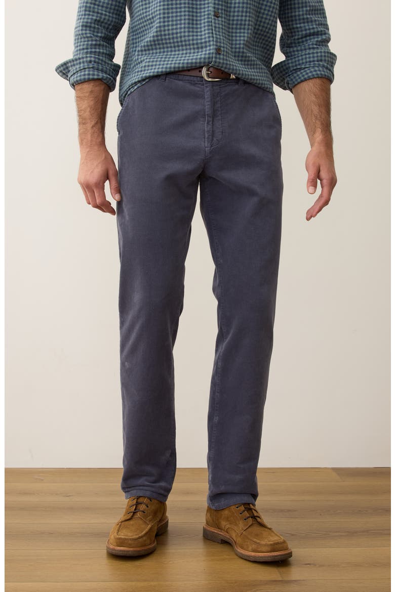 Saturday Slim Straight Leg Moleskin Chinos, Alternate, color, MOOD INDIGO