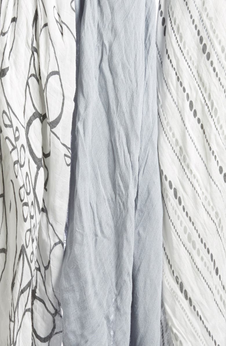 aden + anais 3-Pack Silky Soft Swaddling Cloths, Alternate, color, 